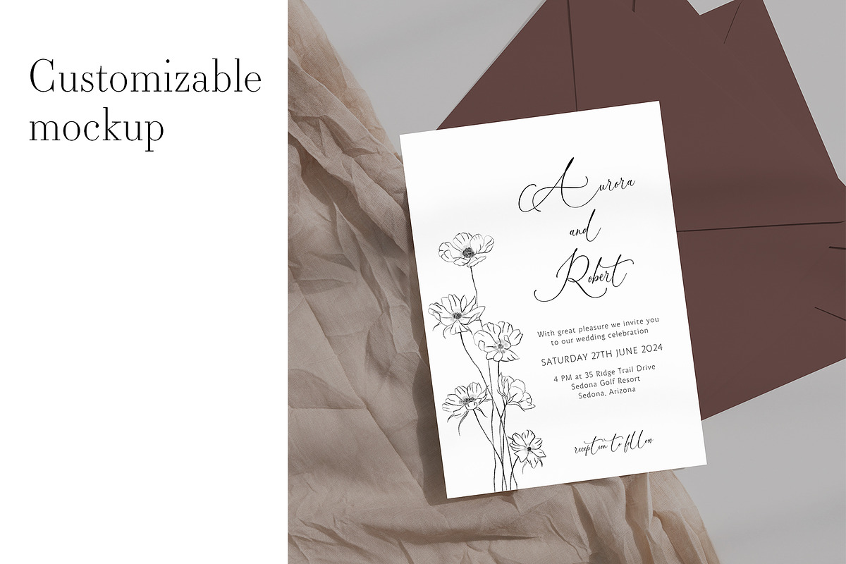 Customizable Card Mockup 5x7 8e b32, an Advertising Mockup by PawMockups 2 (Photo 3 of 12)