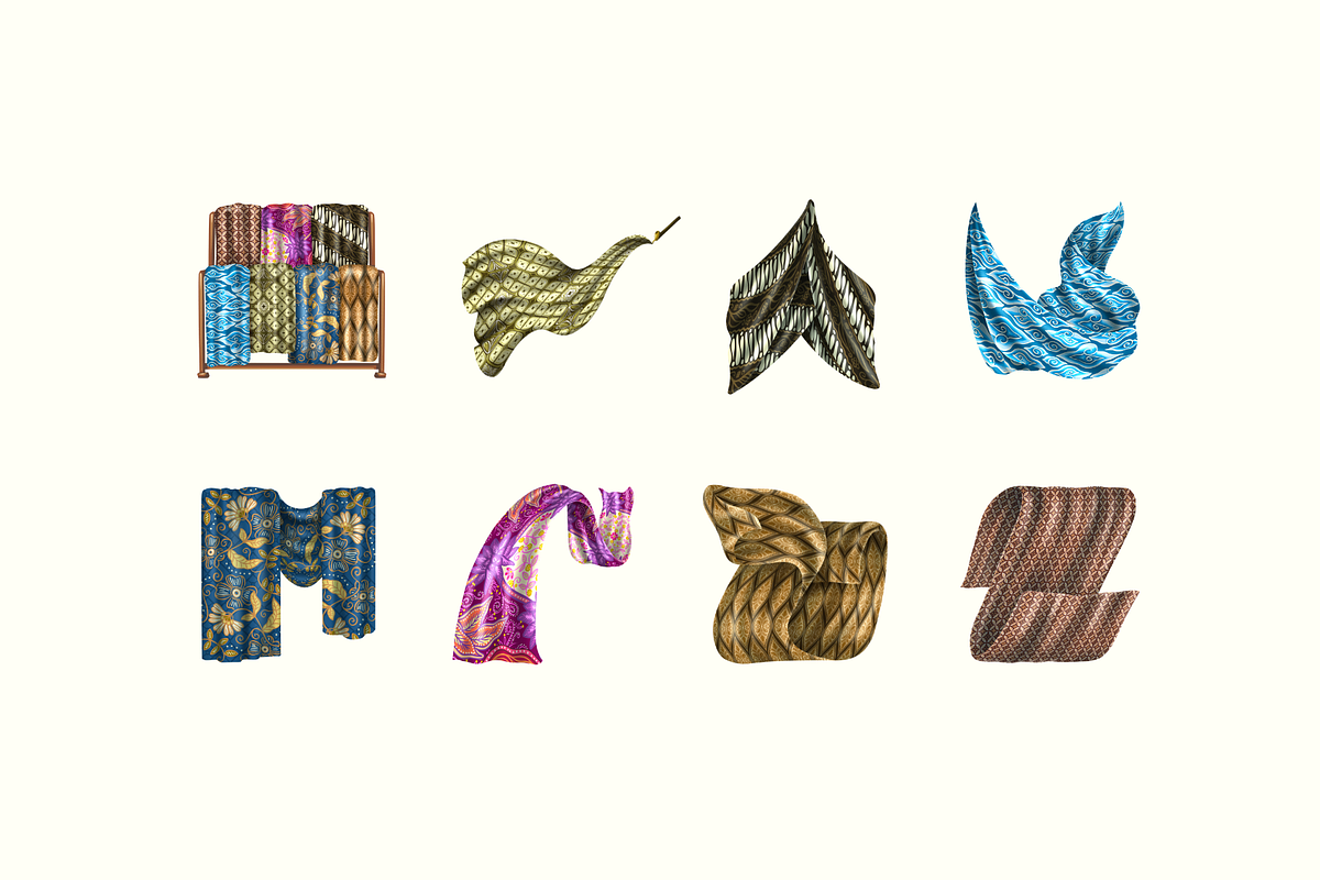 Indonesian Batik Collection, an Object Illustration by Deemak Daksina (Photo 2 of 3)