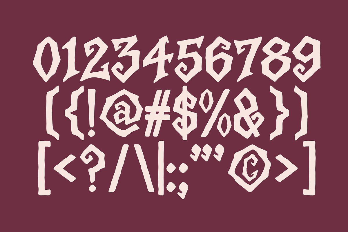 Mevisto – Horror Halloween Display, a Handwritten Font by MaikoHatta (Photo 7 of 7)