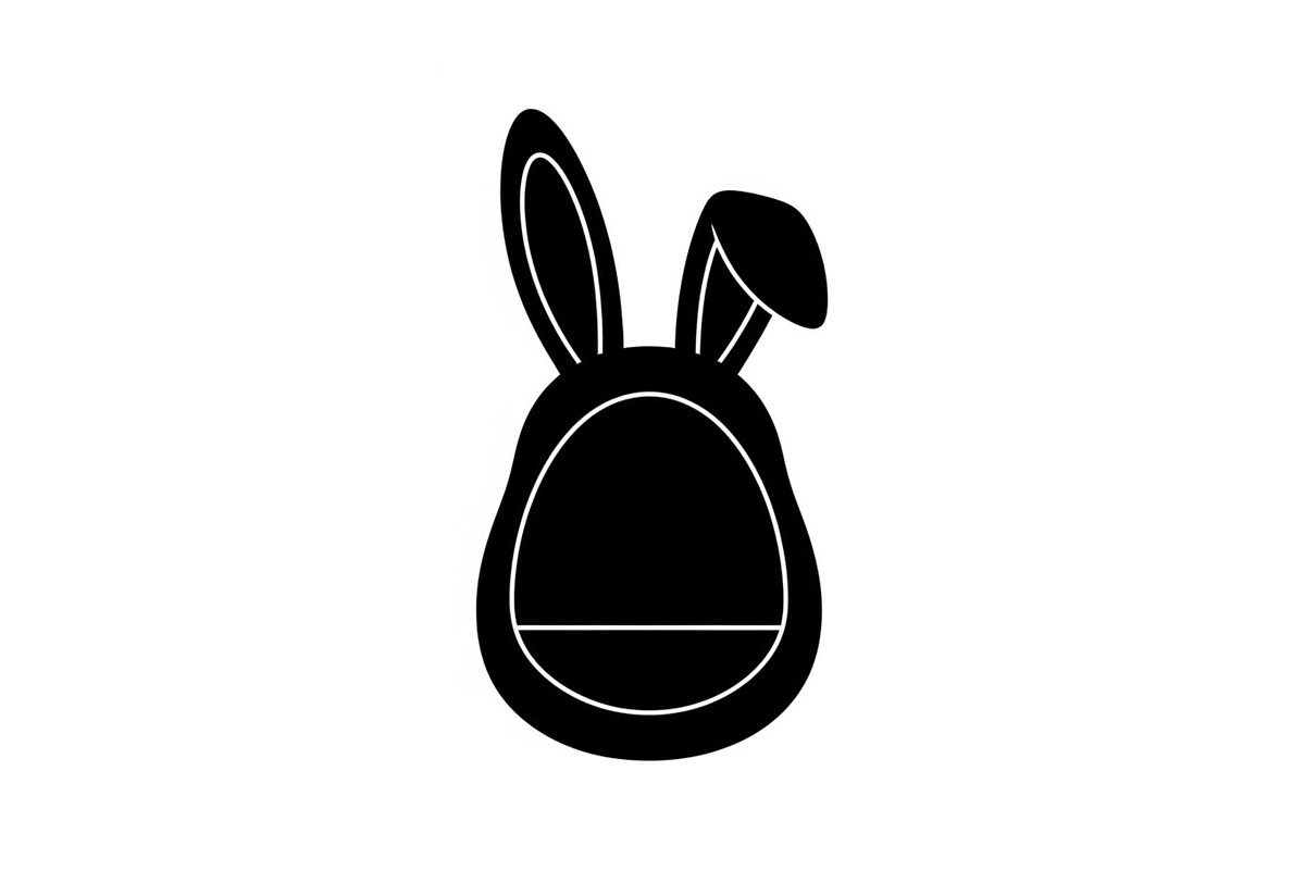 50 Easter Egg Bunny Silhouette, an Illustration by jahid234 (Photo 32 of 51)