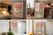 62 Poster Frame Mockup Bundle, a Mockup by DesignRocket (Thumbnail 14 of 14)