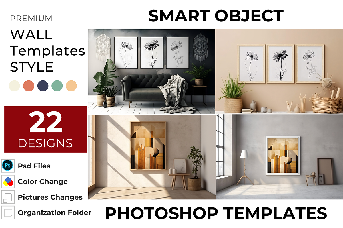 22 PREMIUM WALL ART BUNDLE, a Mockup by DigitAuras (Photo 1 of 3)