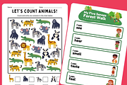 Cute Animals Activities for kids, an Education Illustration by Sourcedigi (Thumbnail 3 of 3)