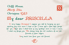Tolkien's Christmas Letters fonts