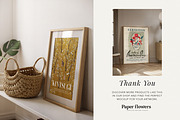 Farmhouse Boho Frame Mockup, a Mockup by Paper Flowers Studio (Thumbnail 5 of 5)