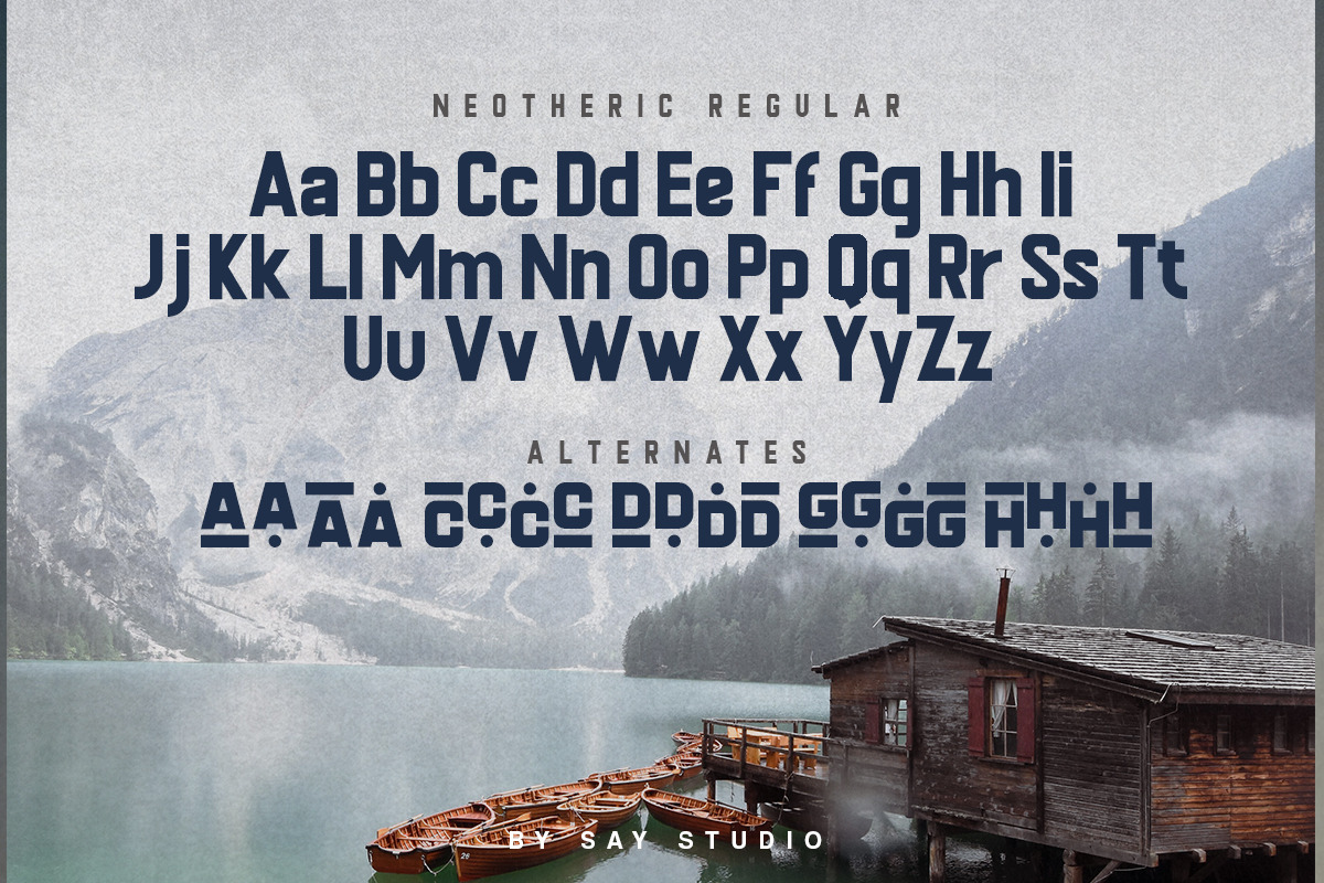 Neotheric - Strong Sans Serif, a Sans Serif Font by Say Studio (Photo 12 of 14)