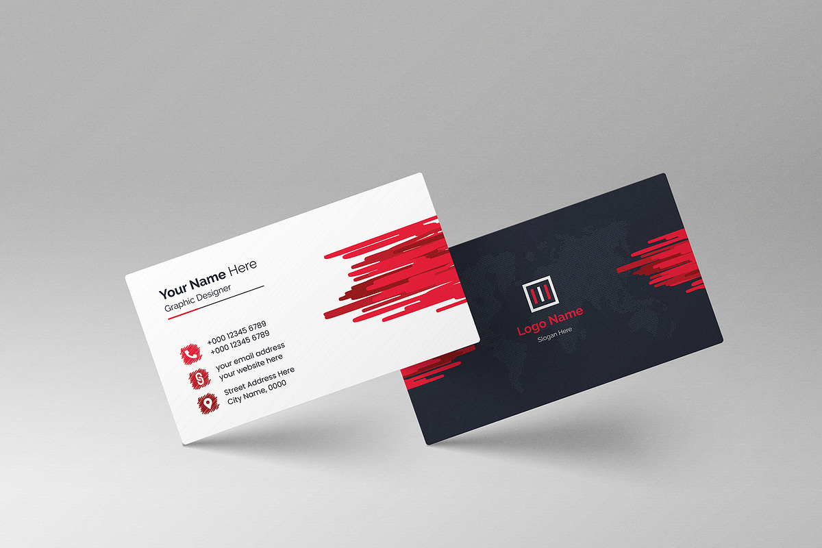Business Card Design Template, a Business Card Template by mijli (Photo 8 of 12)