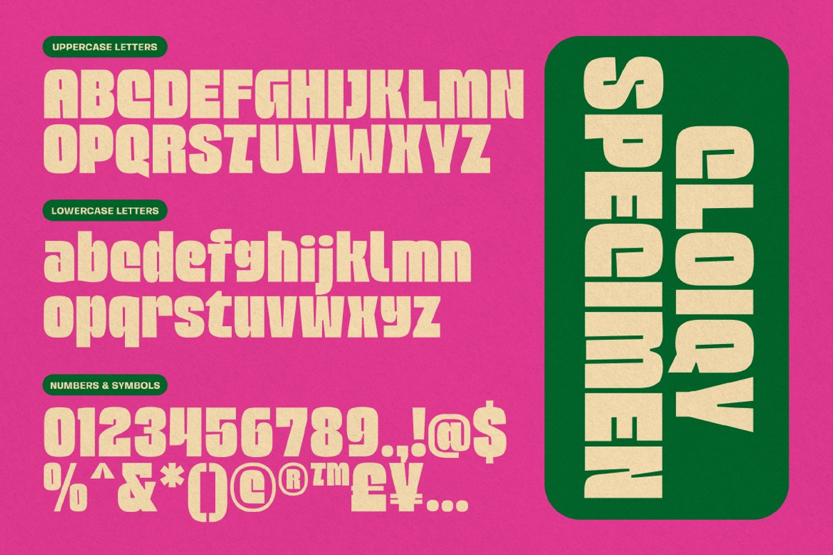 Cloiqy, a Sans Serif Font by graphicook (Photo 2 of 10)