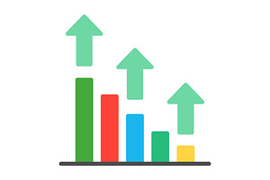 Growth Flat Icon, an Icon by Pexelpy