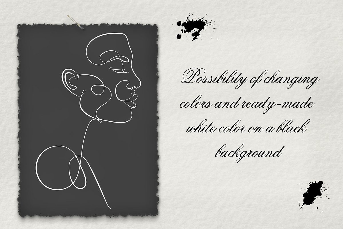 One line, a Person Illustration by Vinegret -Shop (Photo 3 of 8)