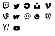 Icon Pack: Social Media Pack, an Icon by soglamun (Thumbnail 3 of 4)