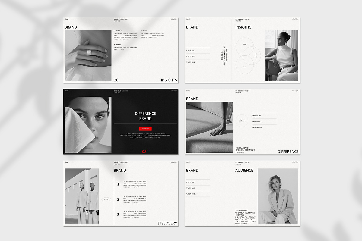 Brand Strategy Presentation Template, a Presentation Template by Aura Agency (Photo 6 of 8)