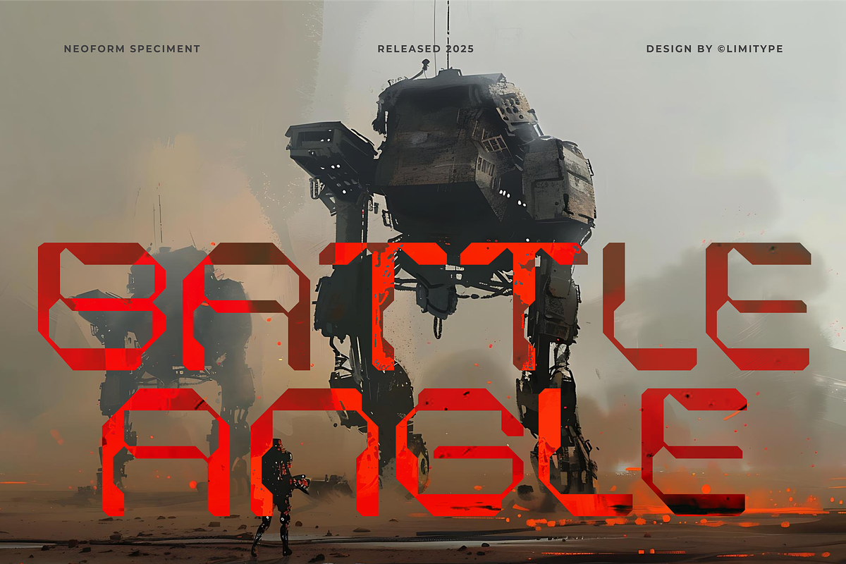 Neoform - Futuristic Font, a Sans Serif Font by limitype (Photo 6 of 12)