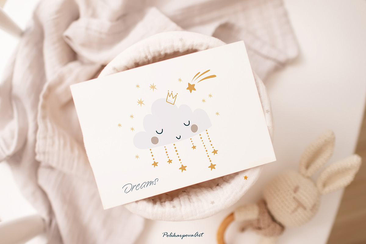 Celestial Nursery. Boho collection, an Animal Illustration by polikarpovaart (Photo 5 of 10)