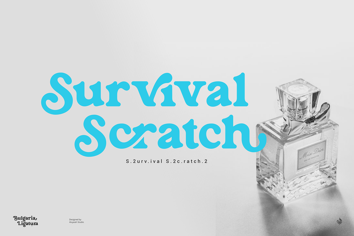 Bulgaria Ligatura, a Sans Serif Font by Aluyeah Studio (Photo 8 of 15)