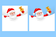 Christmas Designs With Santa Claus, an Illustration by Vector beauty (Thumbnail 2 of 4)