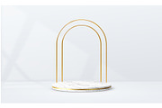3d marble podium cosmetics stage wit, an Illustration by Buch&Bee (Thumbnail 3 of 3)