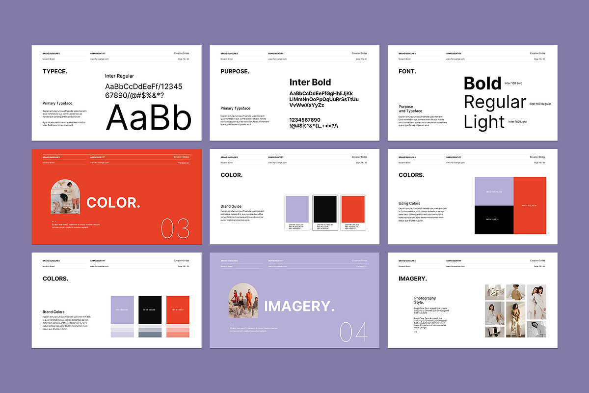 Brand Guidelines Template, a Presentation Template by CreativeSlides (Photo 4 of 7)
