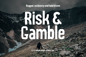 Risk & Gamble Display Font