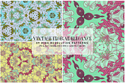 Vintage Floral Elegance, a Pattern Graphic by Digital Art Creations (Thumbnail 2 of 7)