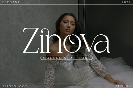 Zinova Modern Serif Font, a Serif Font by Slide Shoot