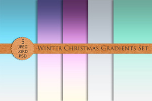 WINTER CHRISTMAS GRADIENTS Photoshop