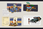 50% SALE!!! American Retro Collage C, an Object Graphic by Lilithcollageart (Thumbnail 4 of 13)