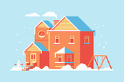 House Illustration Pack, a Graphic by Wilsonkjc (Thumbnail 4 of 5)