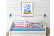 Watercolor nautical illustration, an Object Illustration by AkvarelRiver (Thumbnail 7 of 18)