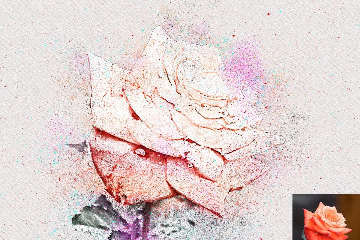 Grunge Spray Art Photoshop Action, an Action Add-On by Studio Retouch (Photo 7 of 18)