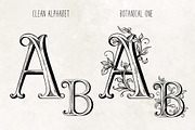 CASTLE STYLE ALPHABET - vector kit, a Decorative Illustration by My Space Garden (Thumbnail 3 of 11)