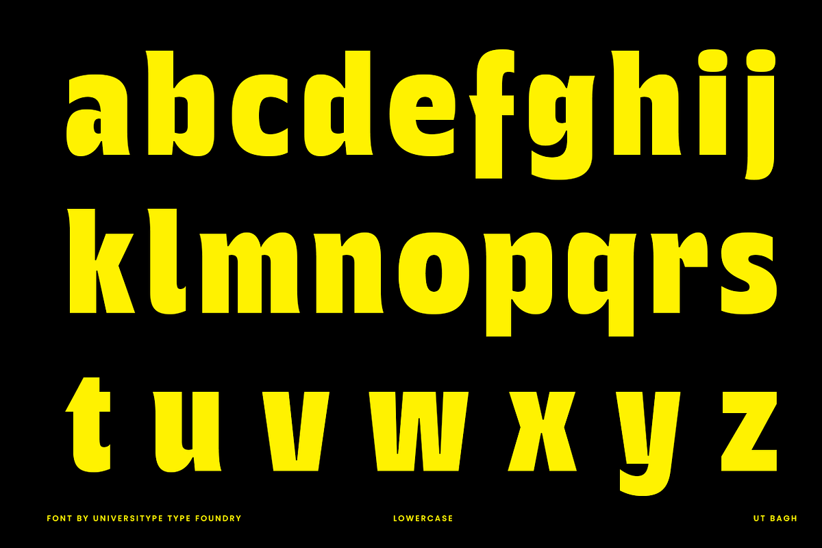 UT Bagh Display - A Movie Font, a Sans Serif Font by Universitype (Photo 5 of 12)