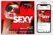 100 Night Club Party Flyers Bundle, a Flyer Template by graphicforest (Thumbnail 58 of 72)