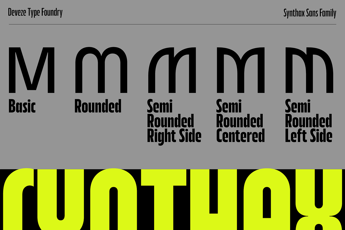 DT Synthax Sans, a Sans Serif Font by Deveze Type Foundry (Photo 7 of 15)