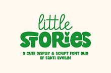 Little Stories - Display Font Duo