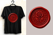 Elegant Red Wax Seal Stamp Clipart B, an Illustration by SVGArt (Thumbnail 6 of 8)