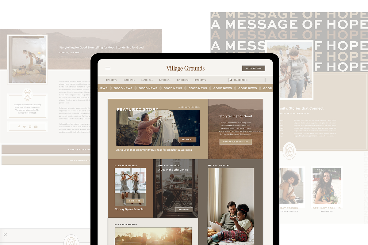 Blog Showit Website Template, a WordPress Template by Studio Humankind (Photo 1 of 2)