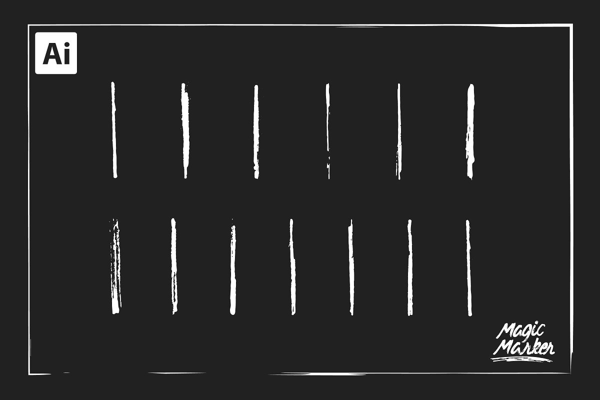Illustrator Brushes Super Bundle, a Brush Add-On by AndrewPixel (Photo 16 of 25)