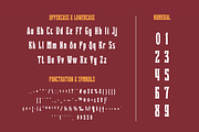 Quzirah – Retro Condensed Font, a Serif Font by twinstd (Thumbnail 9 of 13)