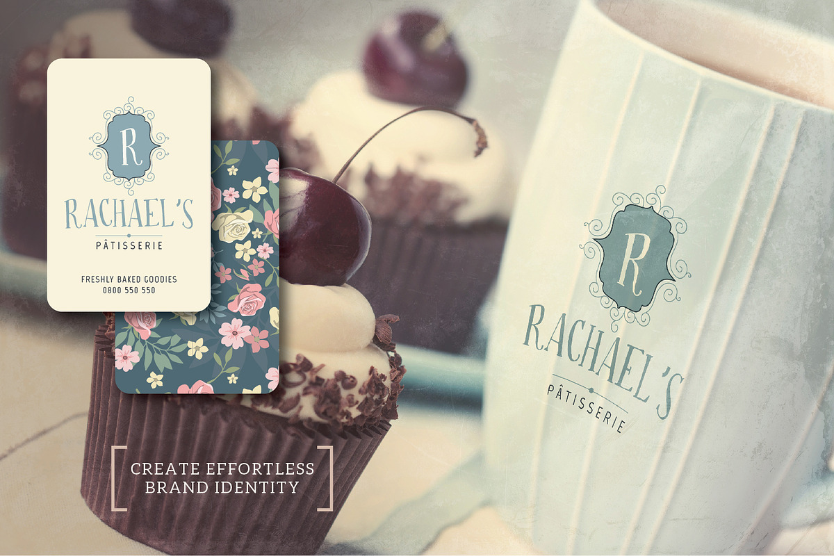 Vintage logo templates Vol 2, a Branding & Logo Template by Lisa Glanz (Photo 4 of 4)