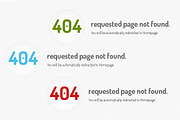 Error pages, a Templates & Theme by Knofe (Thumbnail 1 of 4)