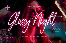 Glossy Night - Luxury Handbrush Font
