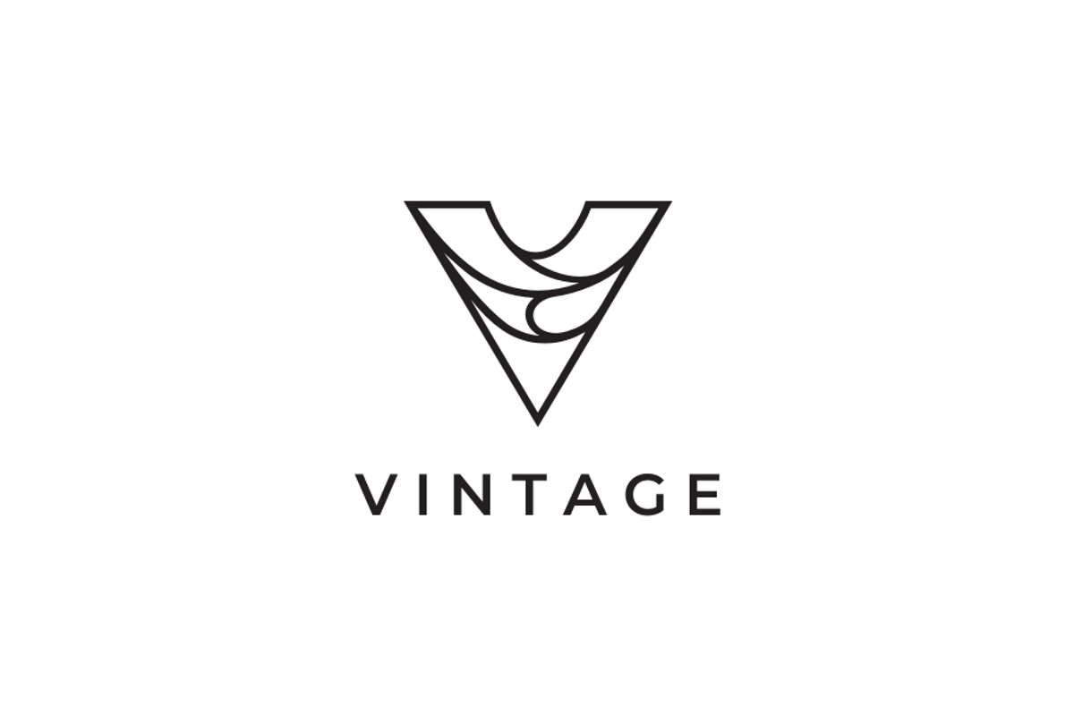 Vintage Letter V logo design, a Branding & Logo Template by yopie (Photo 4 of 4)