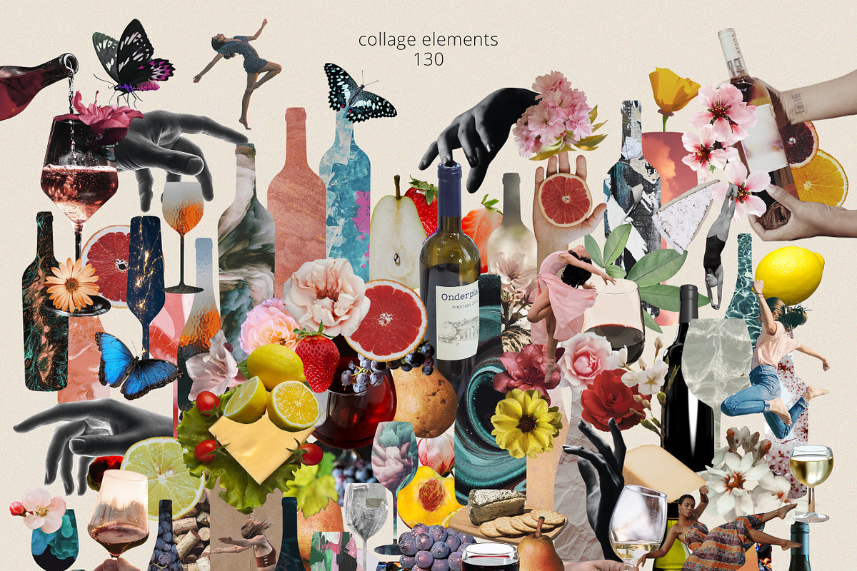 Winetastic. Collage & Illustrations, an Object Graphic by AnMark (Photo 6 of 12)