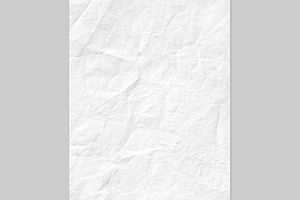 White crumpled paper sheet, an Arts & Entertainment Photo by BOOCYS