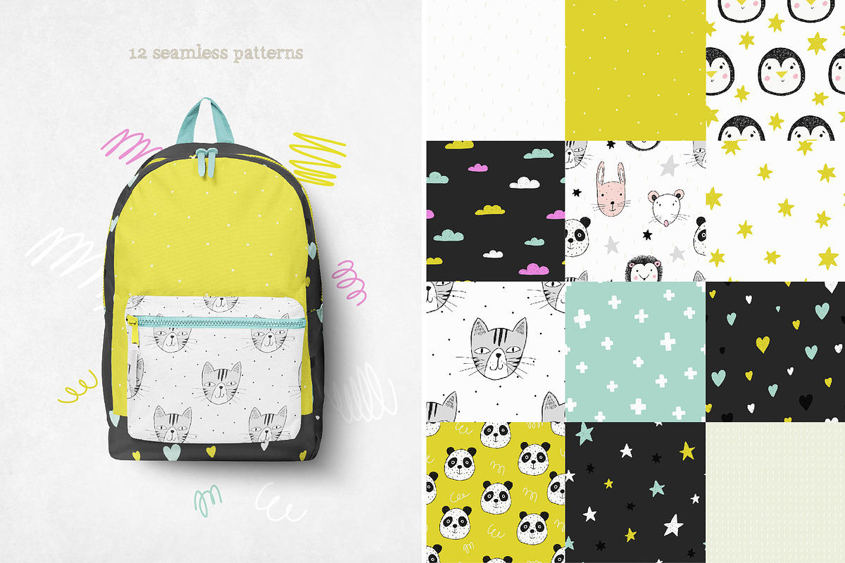 Funny Animals Set, an Animal Illustration by Bosotochka♥Art (Photo 6 of 10)