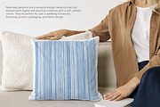 Blue striped seamless pattern jpeg, a Pattern Graphic by Pink Studio Art (Thumbnail 4 of 5)
