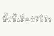 Vector Cactus Set, an Illustration by Inkwell Supply Co (Thumbnail 6 of 11)