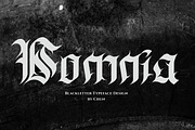 Somnia BlackLetter Typeface, a Blackletter Font by Chun (Thumbnail 1 of 16)
