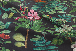 Botanical Summer Floral Pattern